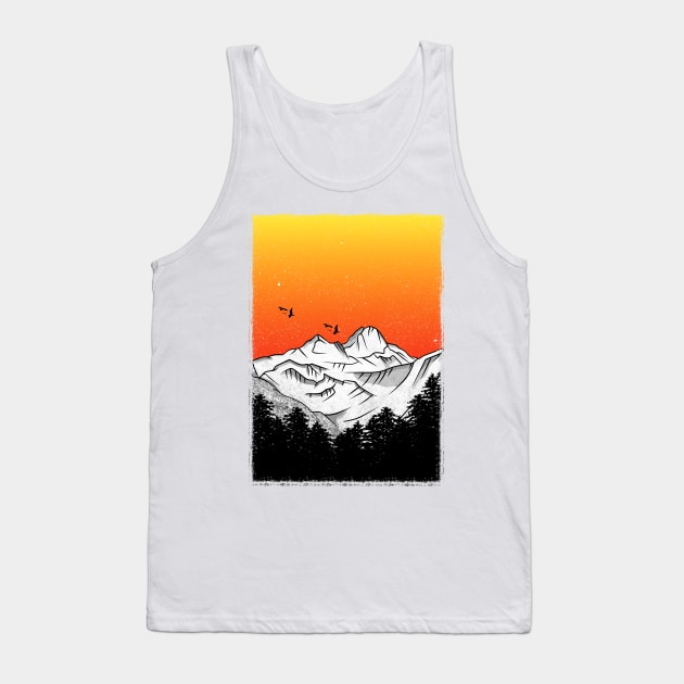 Rila Mountains Bulgaria Tank Top by mailboxdisco